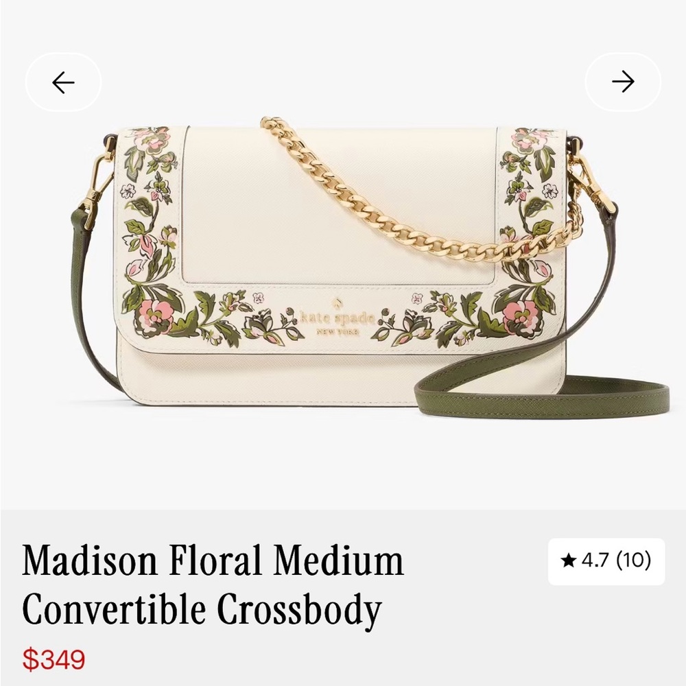 Kate Spade Madison floral Waltz crossbody bag
